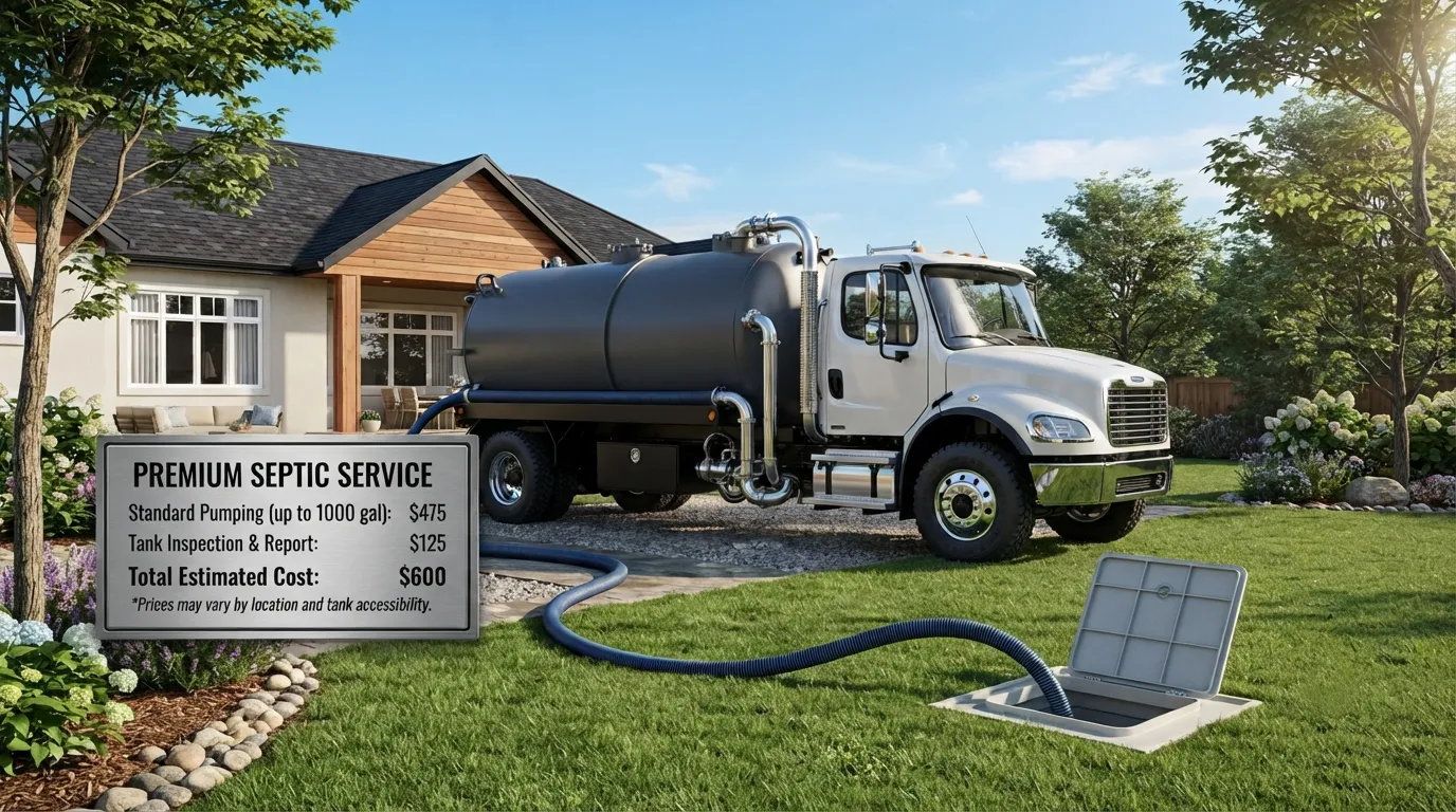 Septic Tank Pumping Cost in Brick, NJ