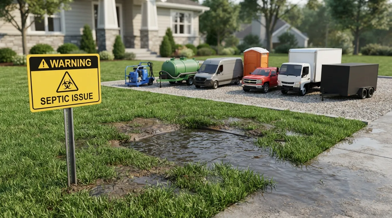 Septic Tank Warning Signs in Brick, NJ